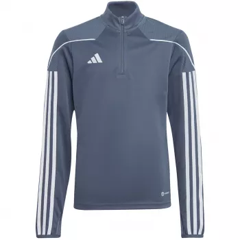 adidas Tiro 23 League tréningová bunda sivá biela mládež 152cm HS3491