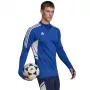 adidas Condivo 22 tréningová pánska mikina 1/2 zips modro-biela HA6271