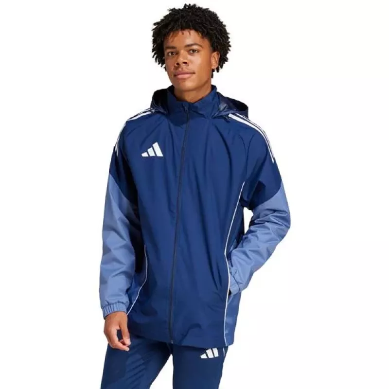 adidas pánska bunda Tiro 25 Competition Allwetter Navy modrá L