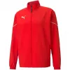 PUMA teamRISE Sidline pánska bunda na zips, červená, veľkosť S
