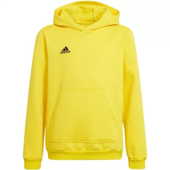 adidas Entrada 22 mikina s kapucňou Team žltá detská veľkosť 116