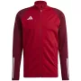 adidas Tiro 23 Competition pánska tréningová mikina červená HE5650