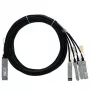 BlueOptics Molex 74764-1201 kompatibilný BlueLAN QSFP+ Direct Attach medený kábel, 2m, 40Gbps, pasívny, 30 AWG, čierny