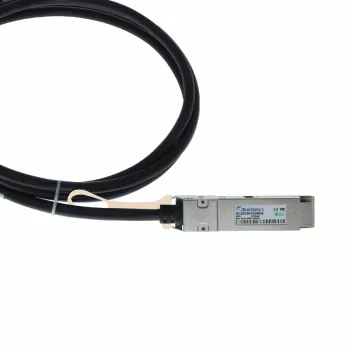 BlueOptics Molex 74764-1201 kompatibilný BlueLAN QSFP+ Direct Attach medený kábel, 2m, 40Gbps, pasívny, 30 AWG, čierny