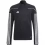 adidas Tiro 23 League tréningová bunda detská čierna/biela HS3487 140cm