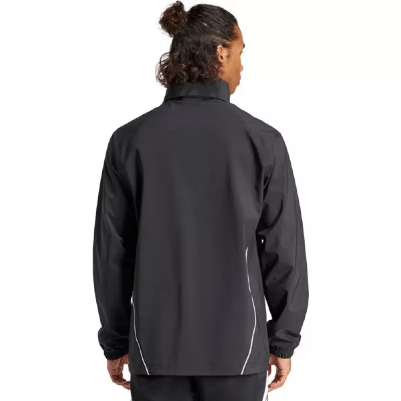 adidas pánska Tiro 24 nepremokavá bunda čierna/biela 2XL