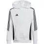 adidas Tiro 24 mikina s kapucňou biela IR7506 164cm