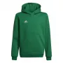 adidas Entrada 22 mikina s kapucňou detská zelená 116cm
