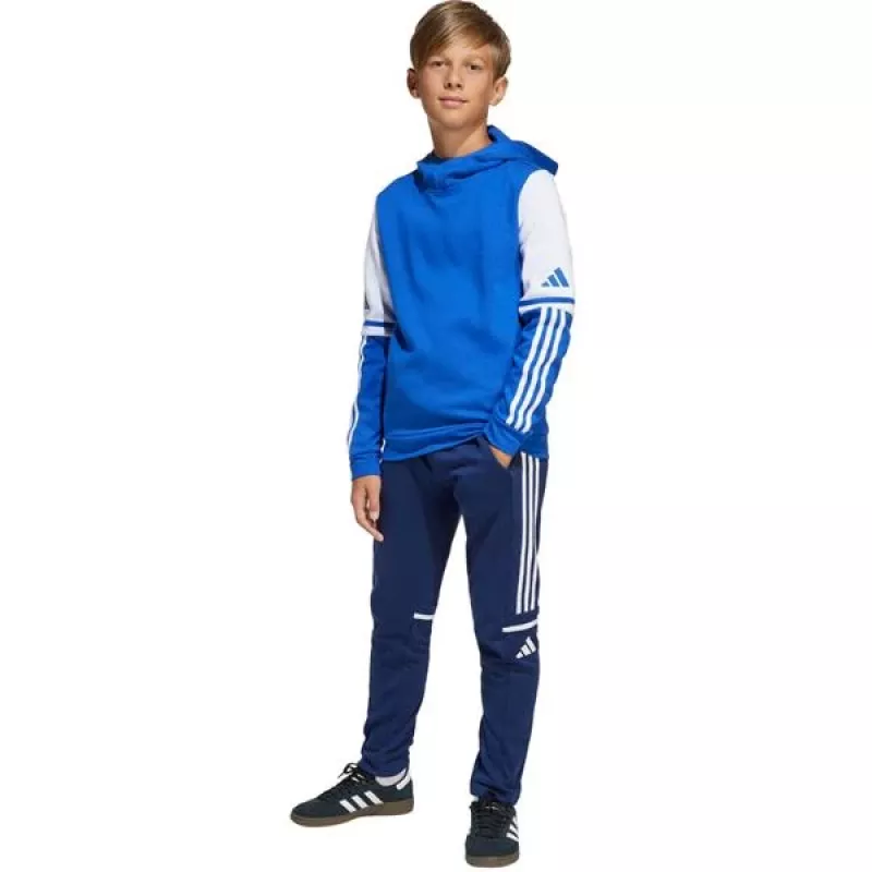 adidas Squadra 25 mikina s kapucňou detská Team Navy Blue JD4806 116cm