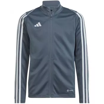 adidas Tiro 23 League tréningová mikina pre deti - sivá (veľkosť 140)
