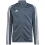 adidas Tiro 23 League tréningová mikina pre deti - sivá (veľkosť 140)