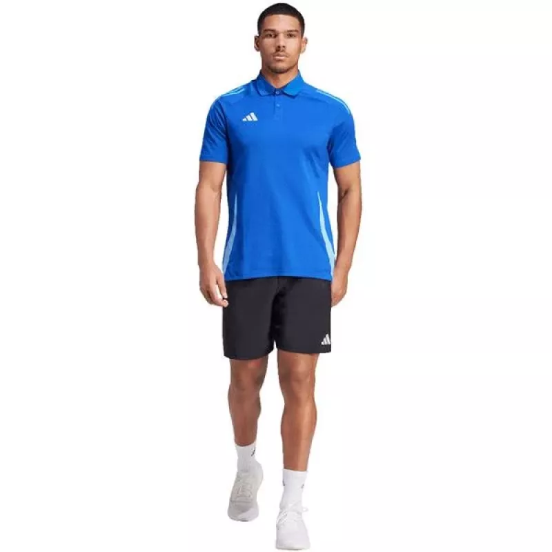 adidas Tiro 24 Competition Pánske polo tričko Team Royal Blue/biela 2XL