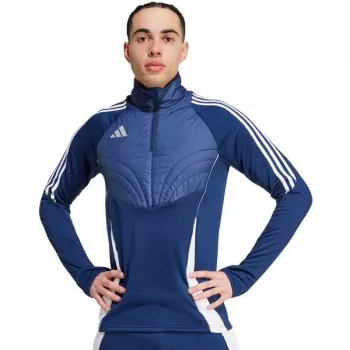 adidas Pánska Tiro 24 Winterized mikina s kapucňou Team Navy Blue/biela veľkosť M