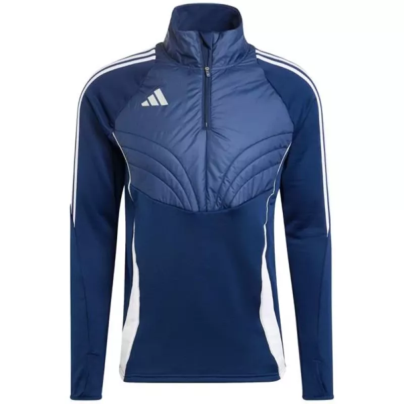 adidas Pánska Tiro 24 Winterized mikina s kapucňou Team Navy Blue/biela veľkosť M
