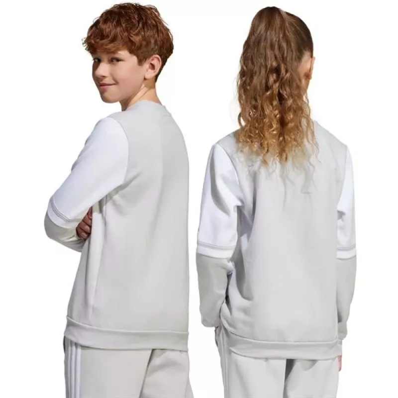 adidas Squadra 25 Sweat Crew Detská mikina sivá JD4824 152cm