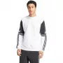adidas Squadra 25 Sweat Crew pánska mikina biela/čierna veľkosť M