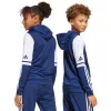adidas Squadra 25 mikina s kapucňou detská Team Navy Blue/biela veľkosť 152