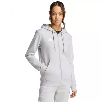 adidas dámsky mikina s kapucňou Entrada 26 Full-Zip sivá S