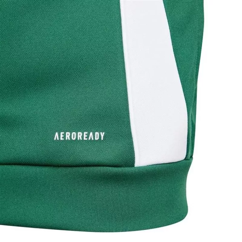 adidas Tiro 24 tréningová mikina pre deti zelená IR7503 152cm