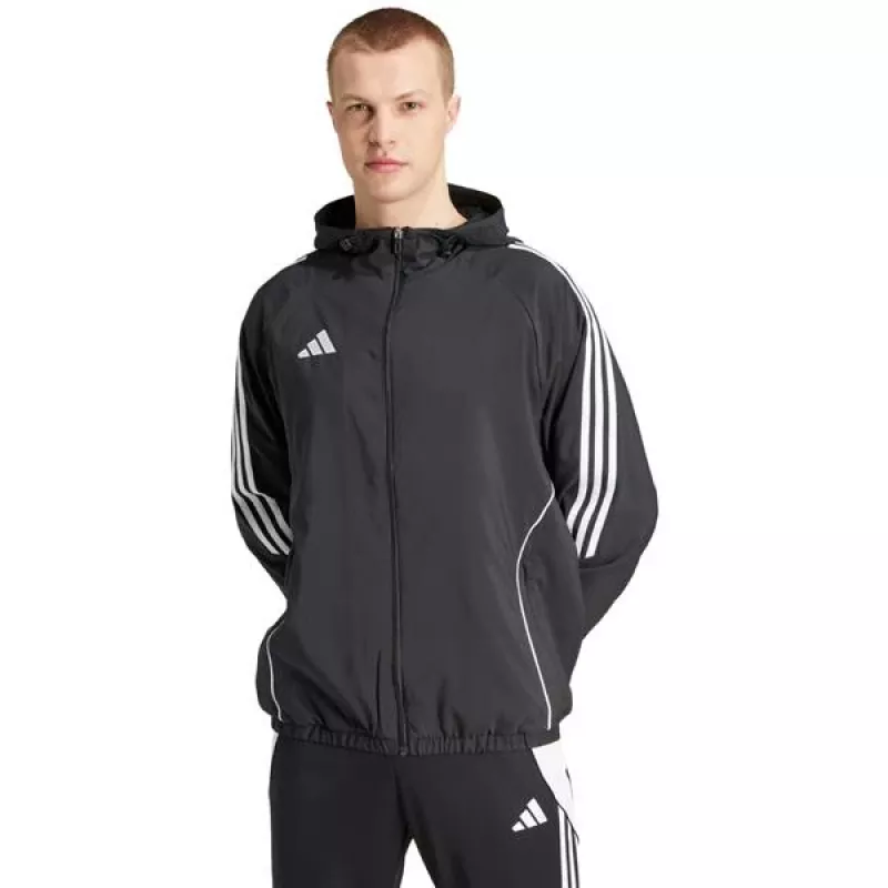 adidas Tiro 24 pánska tréningová bunda čierna 2XL
