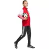 adidas Squadra 25 tréningová mikina pre deti Team Power Red/biela 164cm