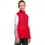 adidas Squadra 25 tréningová mikina pre deti červená 140cm