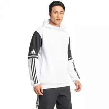 adidas Squadra 25 mikina s kapucňou pánska biela/čierna veľkosť L