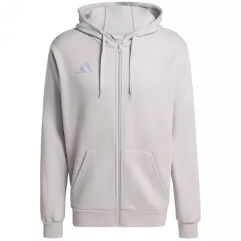adidas Entrada 26 Full Zip Hoody pánska sivá Six/čierna veľkosť S