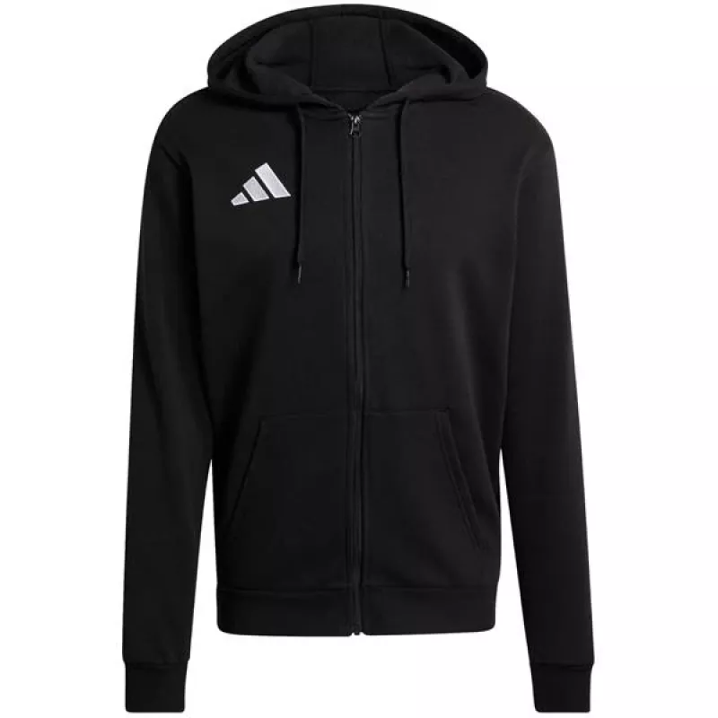 adidas Entrada 26 Full-Zip Hoodie pánska čierna Medium