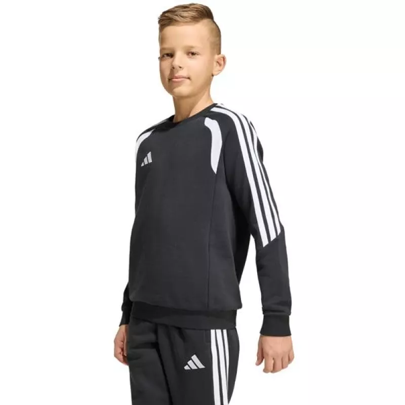 adidas Tiro 26 League Sweat Crew detská mikina čierna 140cm