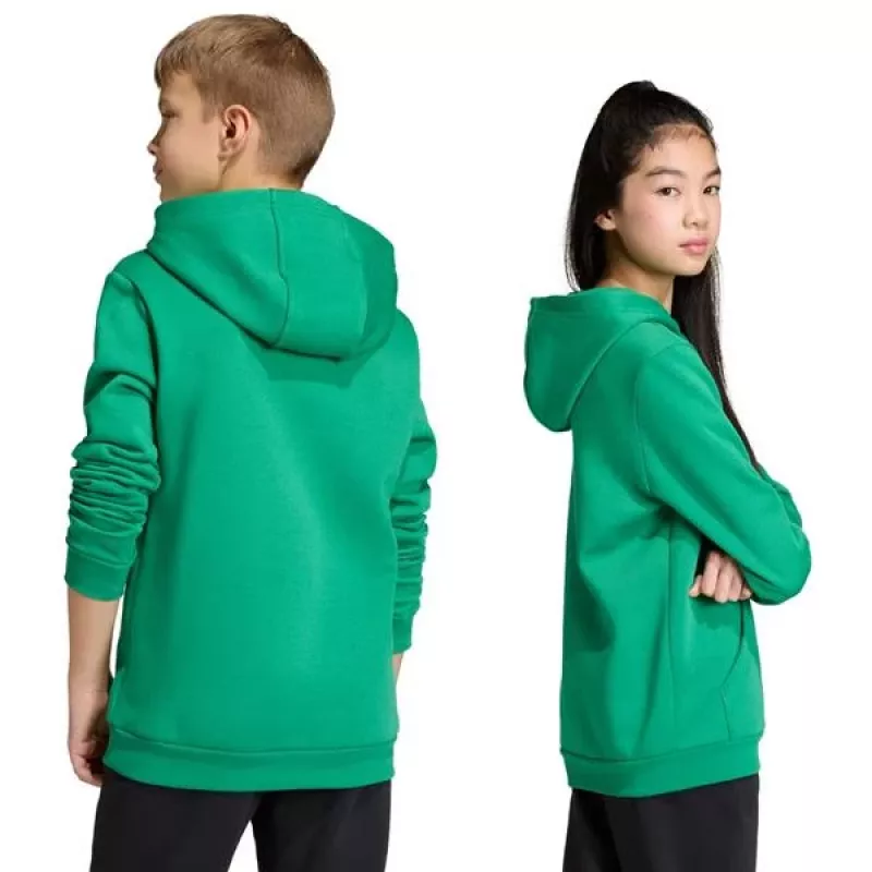 adidas Entrada 26 Hoody detská zelená 140 cm
