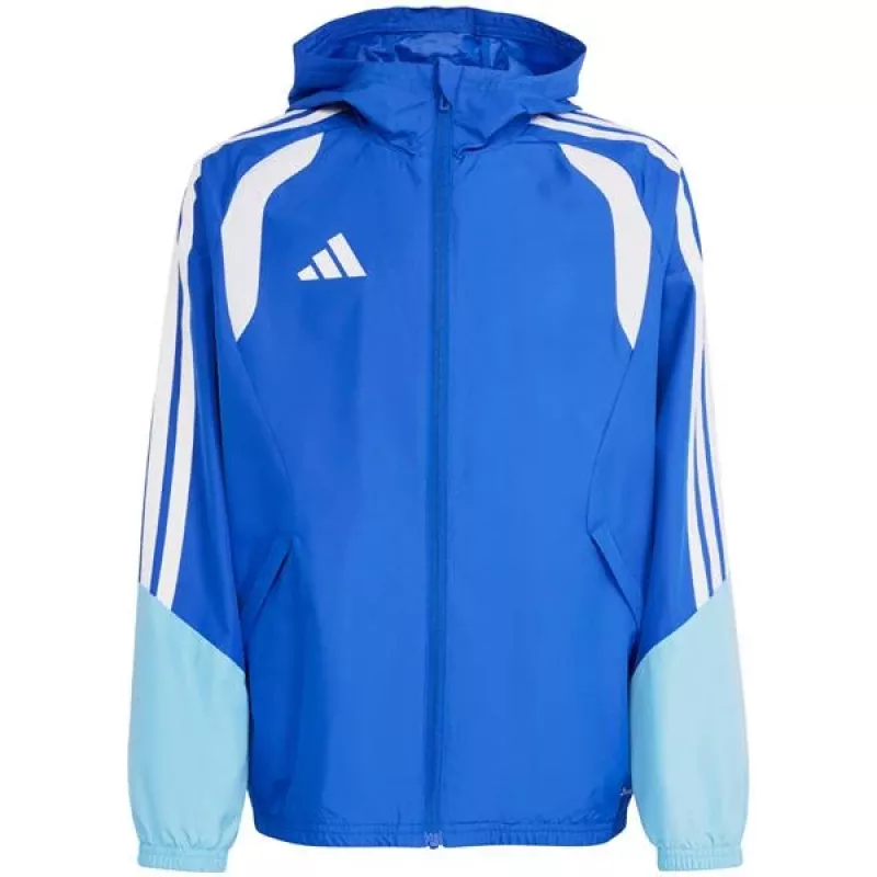 adidas Tiro 26 Competition All Weather Junior bunda Team Navy Blue 2 / biela 140cm