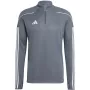 adidas Tiro 23 League tréningový top sivá štvrtá/čierna HS0329 veľkosť L