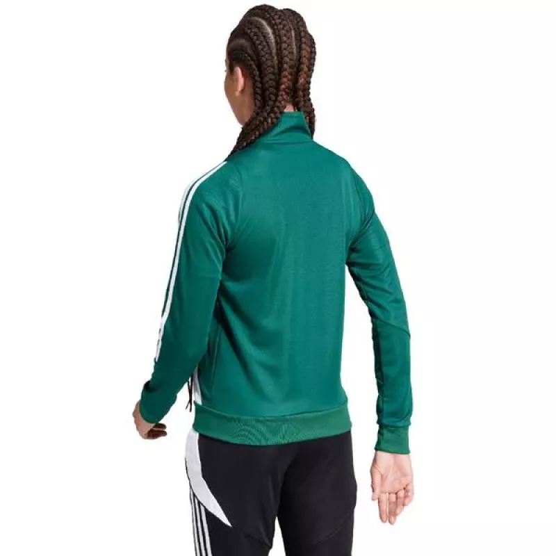 adidas Tiro 24 tréningový top pre dámy so štvrťovým zipsom - Team Green - 2XL