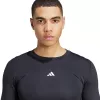 adidas Techfit dlhý rukáv tréningové tričko pánske čierne L