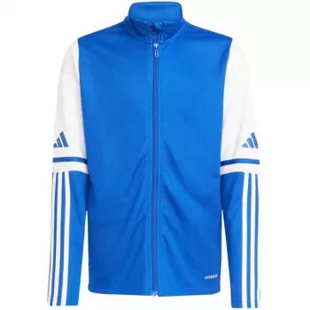 adidas Squadra 25 tréningová detská mikina modrá/biela JD4798 116cm