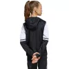 adidas Squadra 25 mikina s kapucňou detská čierna/biela 164cm