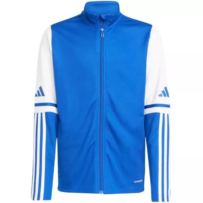 adidas Squadra 25 tréningová mikina pre deti Team Royal Blue/biela 128 cm