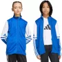 adidas Squadra 25 tréningová bunda junior Team Royal Blue/biela 140 cm