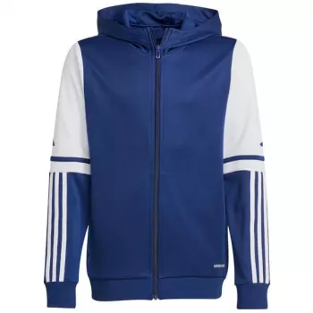 adidas Squadra 25 mikina s kapucňou deti Navy Blue/biela 164 cm