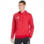 adidas Entrada 26 mikina s kapucňou pánske červená S