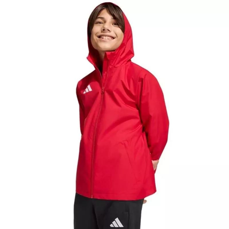 adidas Entrada 26 unisex all-weather bunda deti červená 152 cm