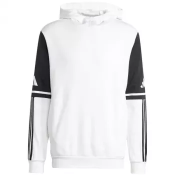 adidas Squadra 25 mikina s kapucňou pánske biela/čierna veľkosť S