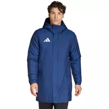 adidas Entrada 26 Stadium bunda pánska Navy recyklovaný polyester s kapucňou na zips L