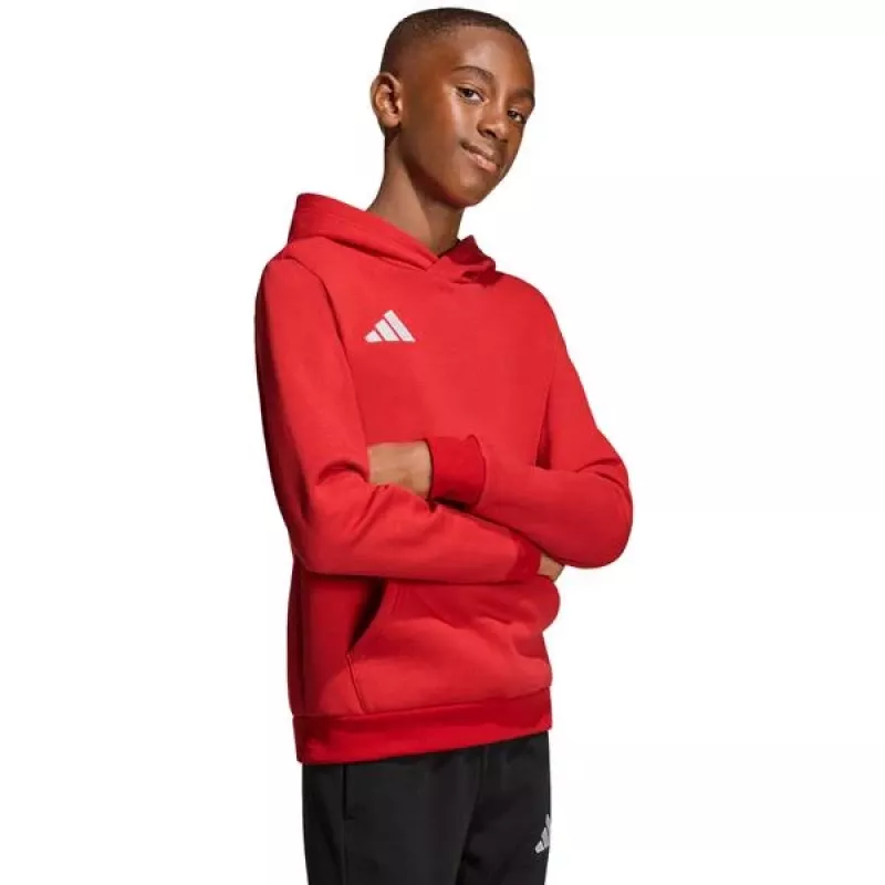 adidas Entrada 26 Hoody detská červená 152 cm
