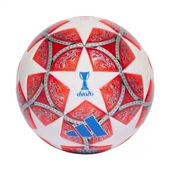 adidas dámska UCL 25/26 Final League futbalová lopta veľkosť 5 biela červená JW1326