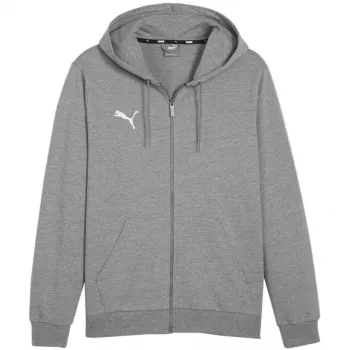 PUMA Team Goal Casuals mikina s kapucňou sivá