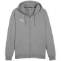 PUMA Team Goal Casuals mikina s kapucňou sivá