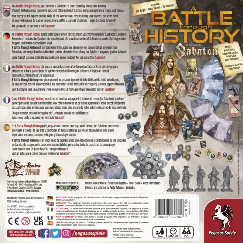 PEGASUS A Battle through History - Das Sabaton-Brettspiel