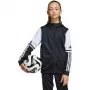 adidas Squadra 25 mikina s kapucňou detská čierna/biela 152cm